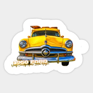 1950 Ford Woody Country Squire Station Wagon Sticker